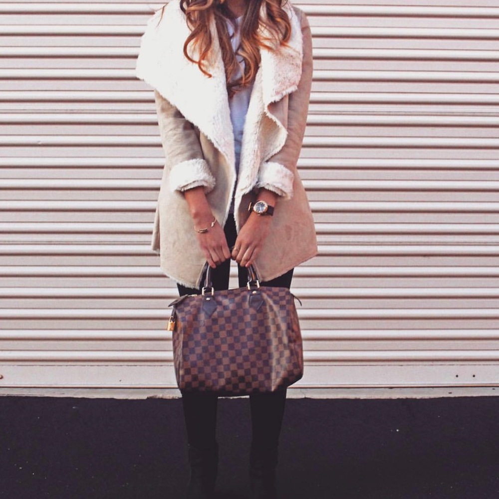 Tan Faux Fur Coat - Picture 3 of 5